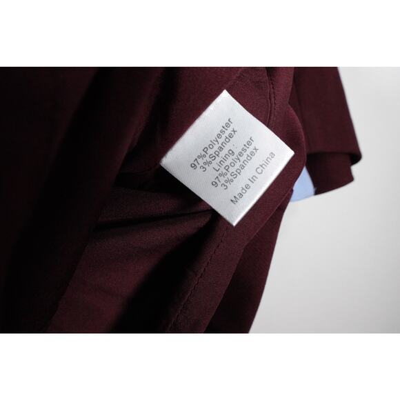 Tuckernuck Dress Merlot Sky Blue Griffiths Mini Dress $268 Extra Small XS 1470-V - Picture 13 of 14